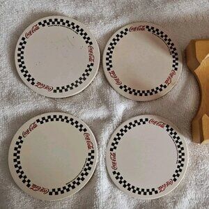 Vintage Coca cola Ceramic Beverage Coasters